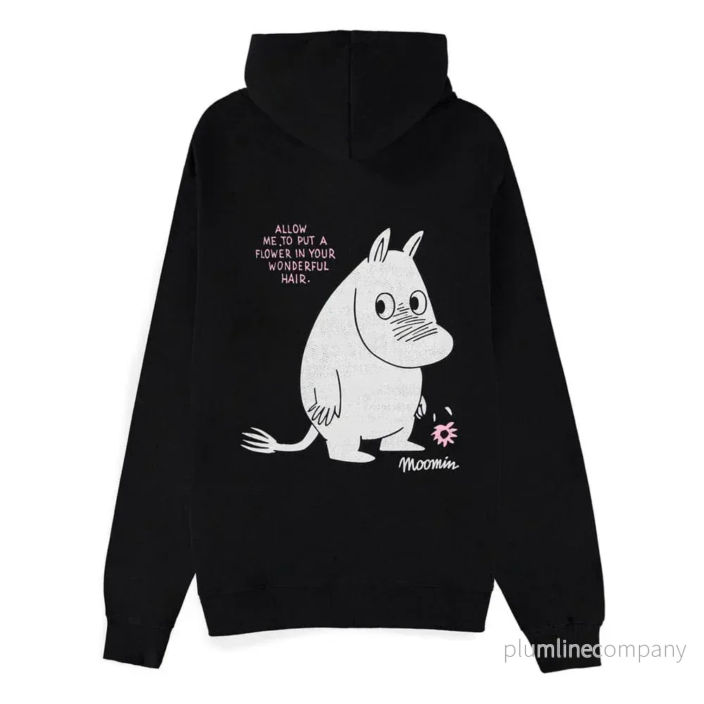Mumin Zipper Hoodie Blomma – Kvalitetsdesign för Muminälskare