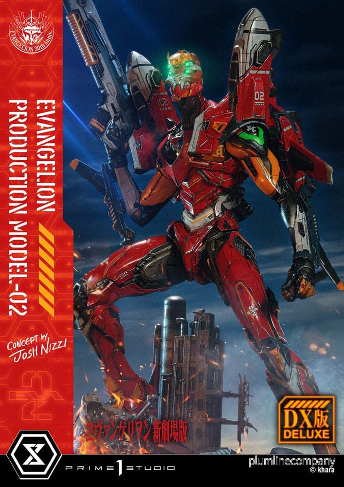 Rebuild of Evangelion Ultimate Diorama Masterline Series staty Evangelion Production Model-02 (Concept By Josh Nizzi) Deluxe Version 73 cm - Bild 3