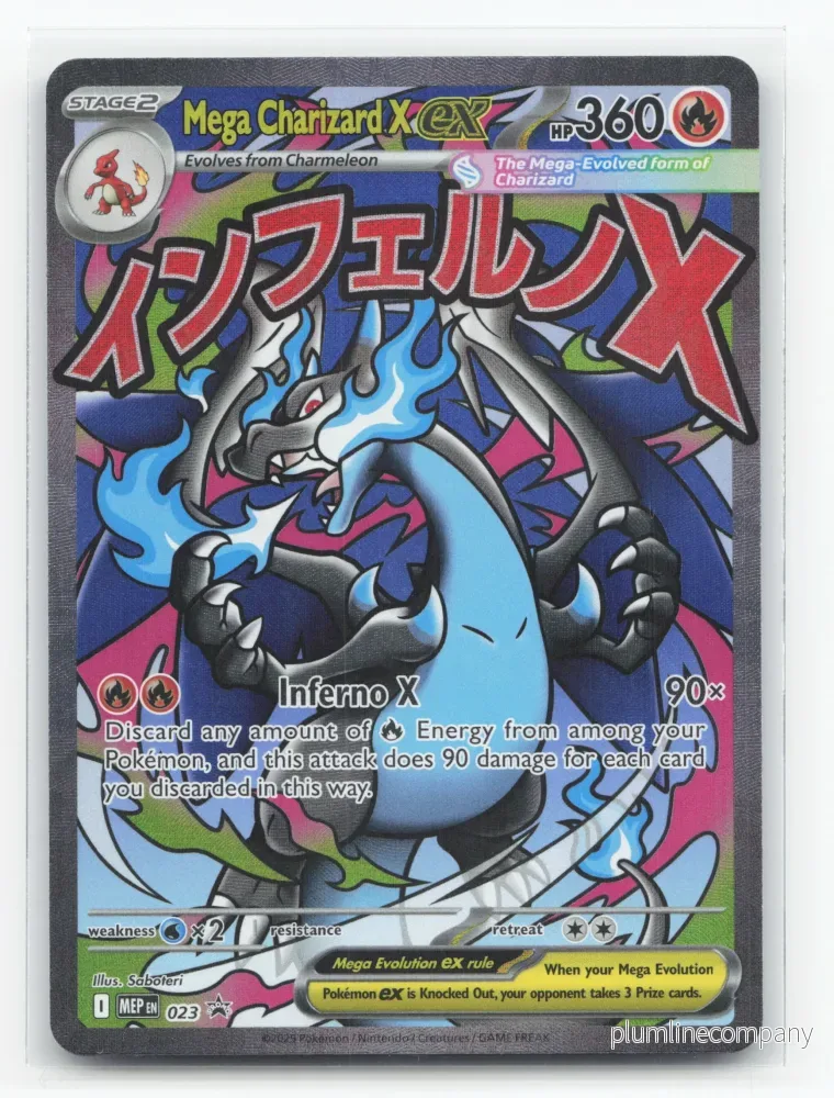 Mega Charizard X ex 023 – Mega Evolution Black Star Promos Mega Charizard X ex 023 – Mega Evolution Black Star Promos