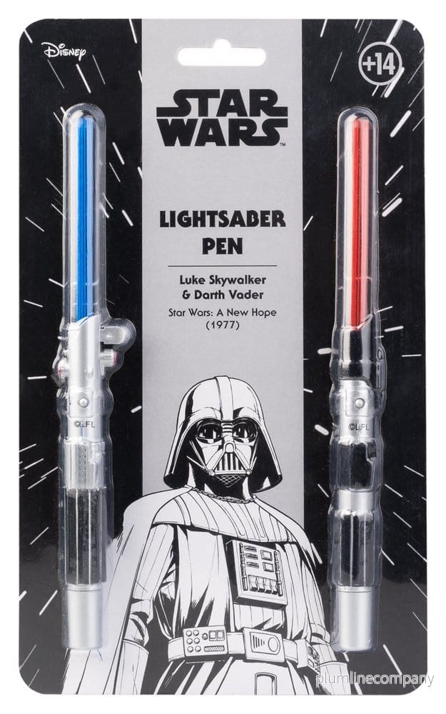 Star Wars Set med 2 Ljusstavspennor Luke Skywalker & Darth Vader - Bild 3