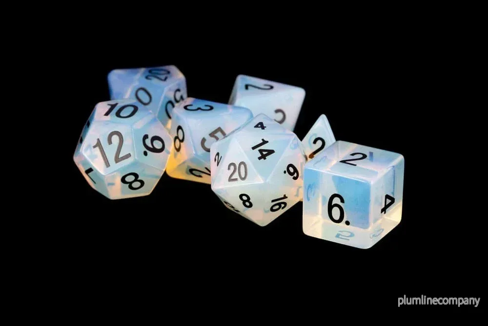 FanRoll Tärningsset Opalite (7) - Bild 2