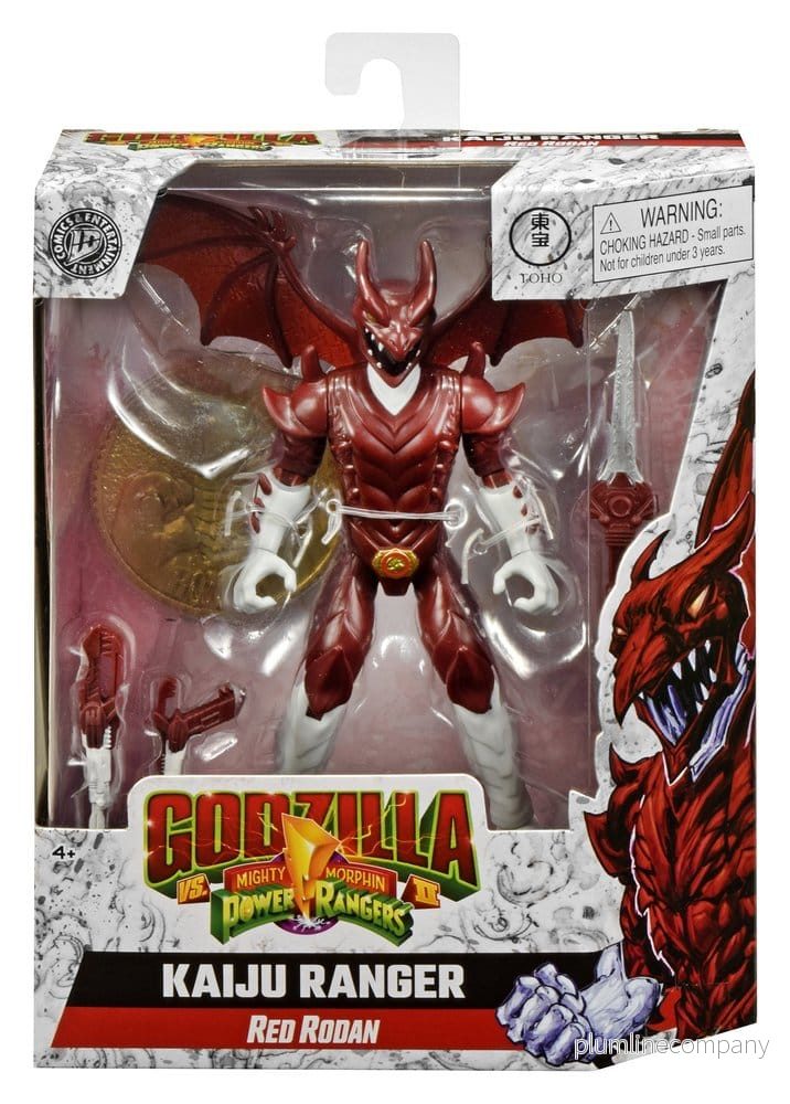 Mighty Morphin Power Rangers x Godzilla Actionfigur Röd Rodan - Bild 3