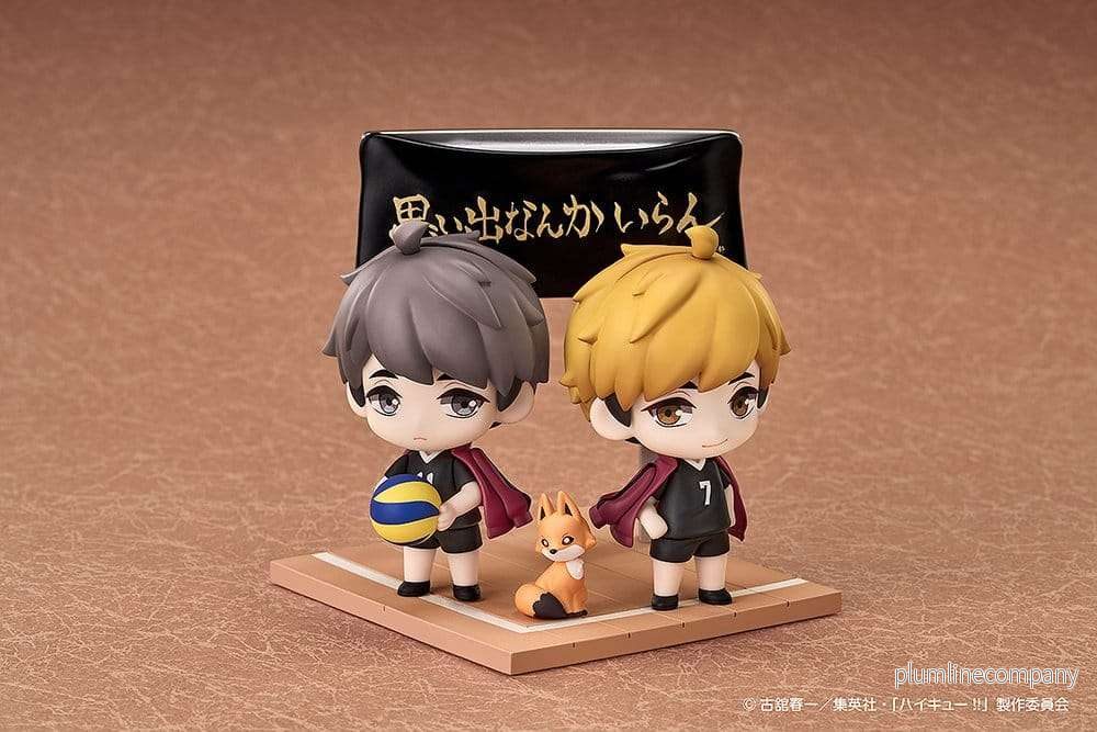 Haikyu!! Qset+ minifigurer 2-pack Atsumu Miya & Osamu Miya 8 cm - Bild 2