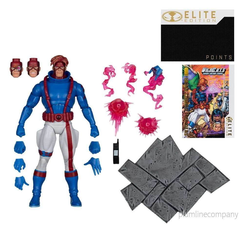 WildC.A.T.S Elite Edition Image Comics Founders Series Deluxe Action Figure Spartan 19 cm - Bild 3