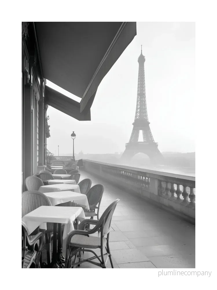 Paris Balcony View Poster