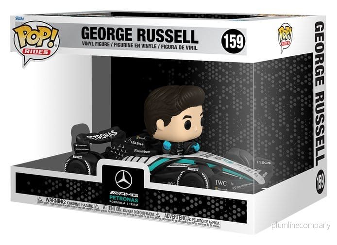 Formula 1 POP! Rides Super Deluxe vinylfigur Mercedes-Benz – George Russell, 15 cm - Bild 2