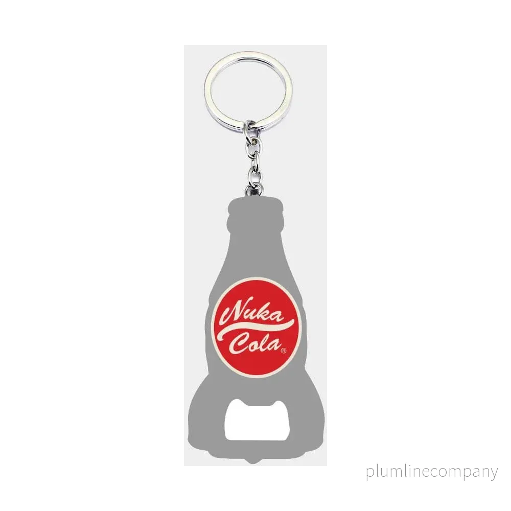 Fallout Nyckelring med Flasköppnare Nuka Cola-logga - Bild 2