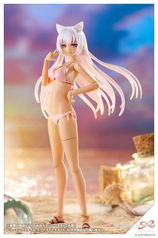 Sousaishojoteien 1/10 byggsats Animal Ears Emulator Swim Style Dreaming Style Twilight Cat, 17 cm - Bild 3
