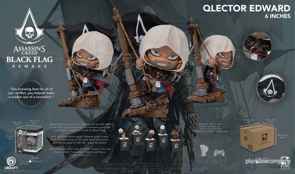 Assassin’s Creed Qlector-figur Edward Assassin’s Creed Qlector-figur Edward