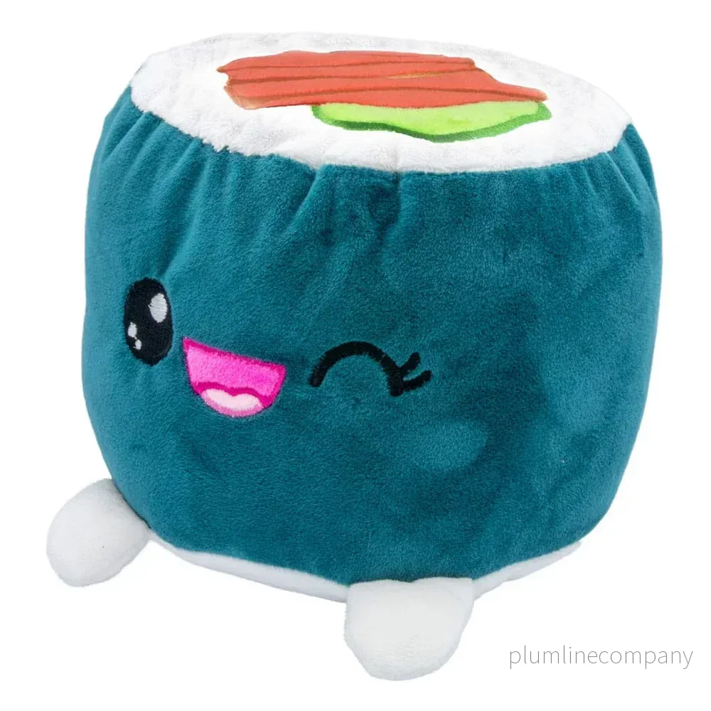 Plushi Plush Figur Maki Sushi med Lax 20 cm Plushi Plush Figur Maki Sushi med Lax 20 cm