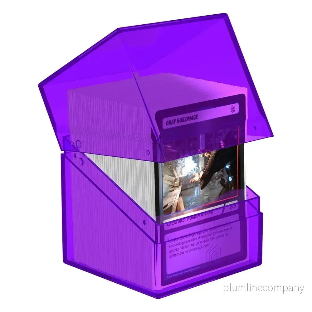 Ultimate Guard Boulder 100+ Clear - Amethyst - Bild 3