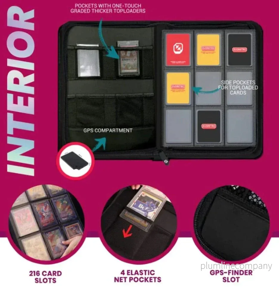 Evoretro Shield+ Topload Cards Binder 216 Cards Purple - Bild 3