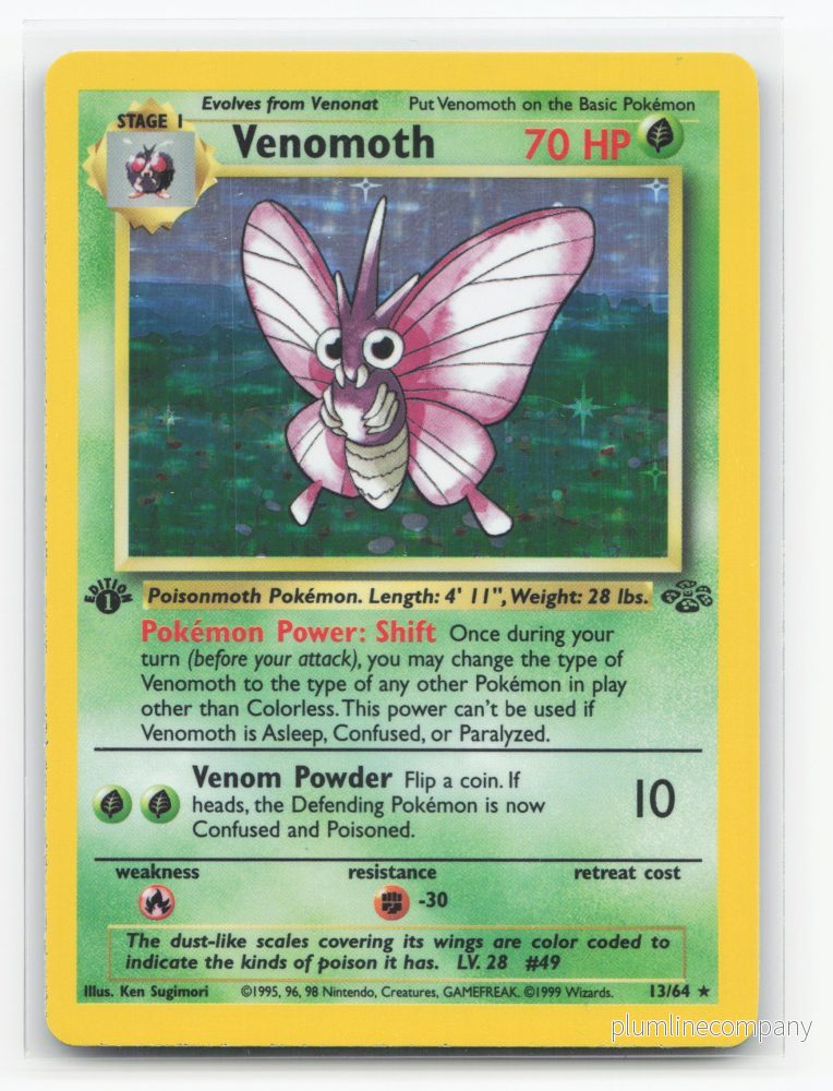 Venomoth First Edition 13/64 – Jungle