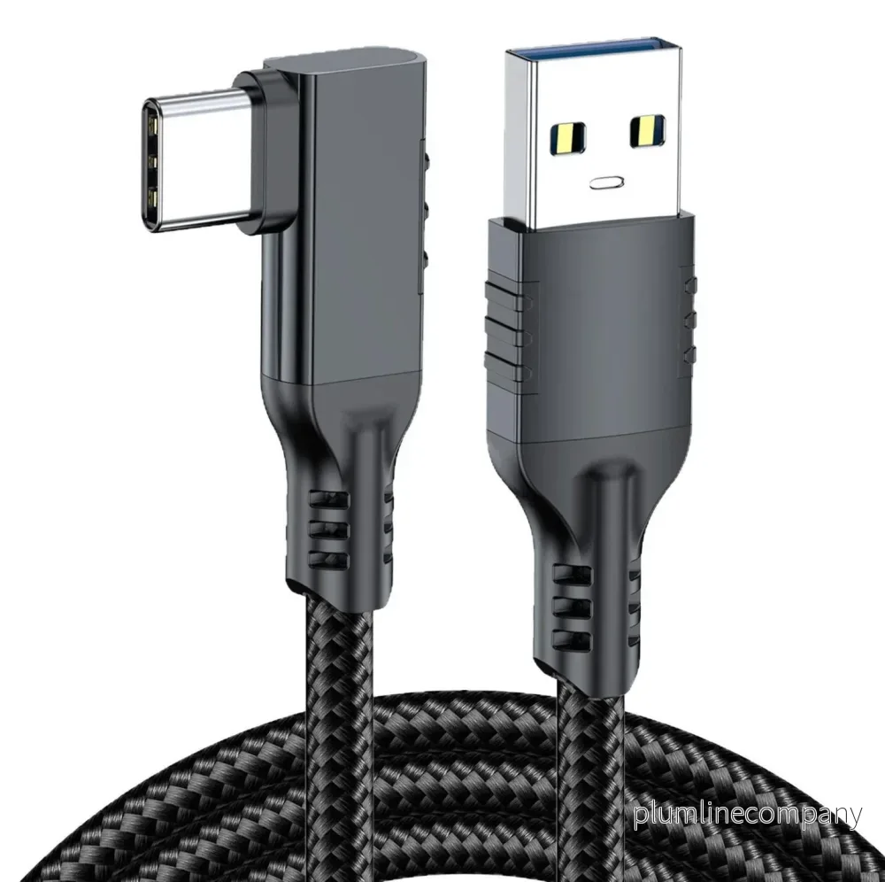 NÖRDIC VR Link kabel 5m USB3.2 Gen1 USB-C till A 10Gbps 3A snabb laddning Quest 2 Super Speed USB Link Cable Svart NÖRDIC VR Link kabel 5m USB3.2 Gen1 USB-C till A 10Gbps 3A snabb laddning Quest 2 Super Speed USB Link Cable Svart