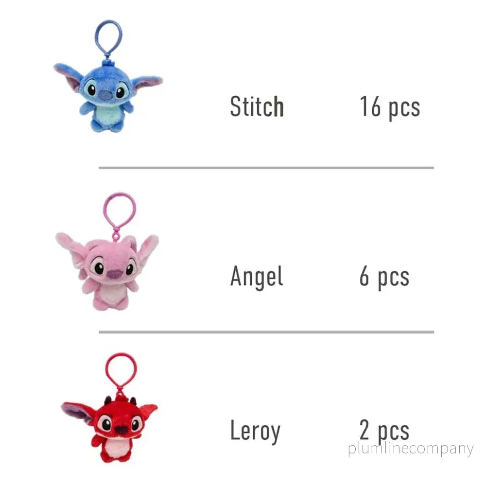 Lilo & Stitch Gosedjur Nyckelrings 12 cm Assortment (24) - Bild 3