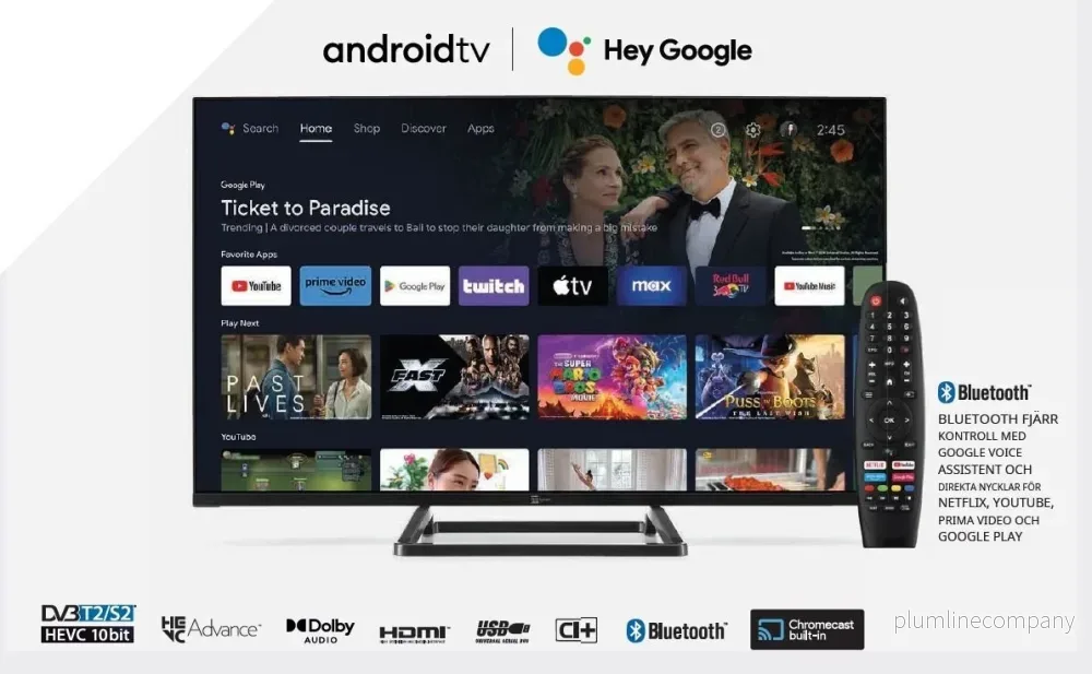 HD Ready Smart TV 24tum 12V DC 100-240V för båt husvagn husbil DVB-T2 DVB-S2 VESA 100×100 PALCO TS24 SMG14 HD Ready Smart TV 24tum 12V DC 100-240V för båt husvagn husbil DVB-T2 DVB-S2 VESA 100×100 PALCO TS24 SMG14