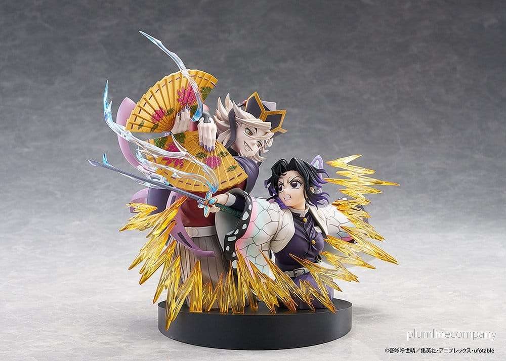 Demon Slayer: Kimetsu no Yaiba PVC-figurer 2-pack Shinobu Kocho & Doma 18 cm - Bild 2