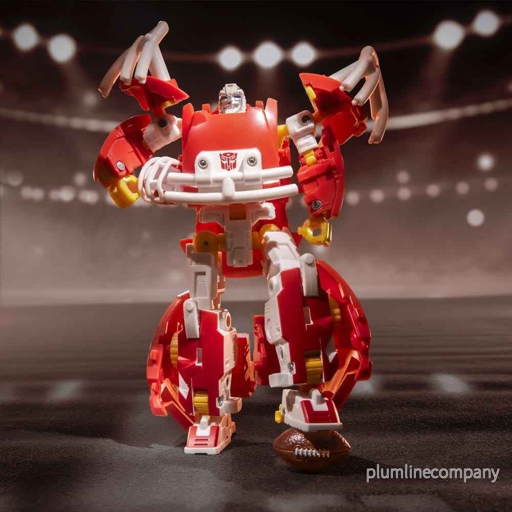Transformers x NFL Actionfigur Kansas City Chiefs: KC-59 14 cm - Bild 3