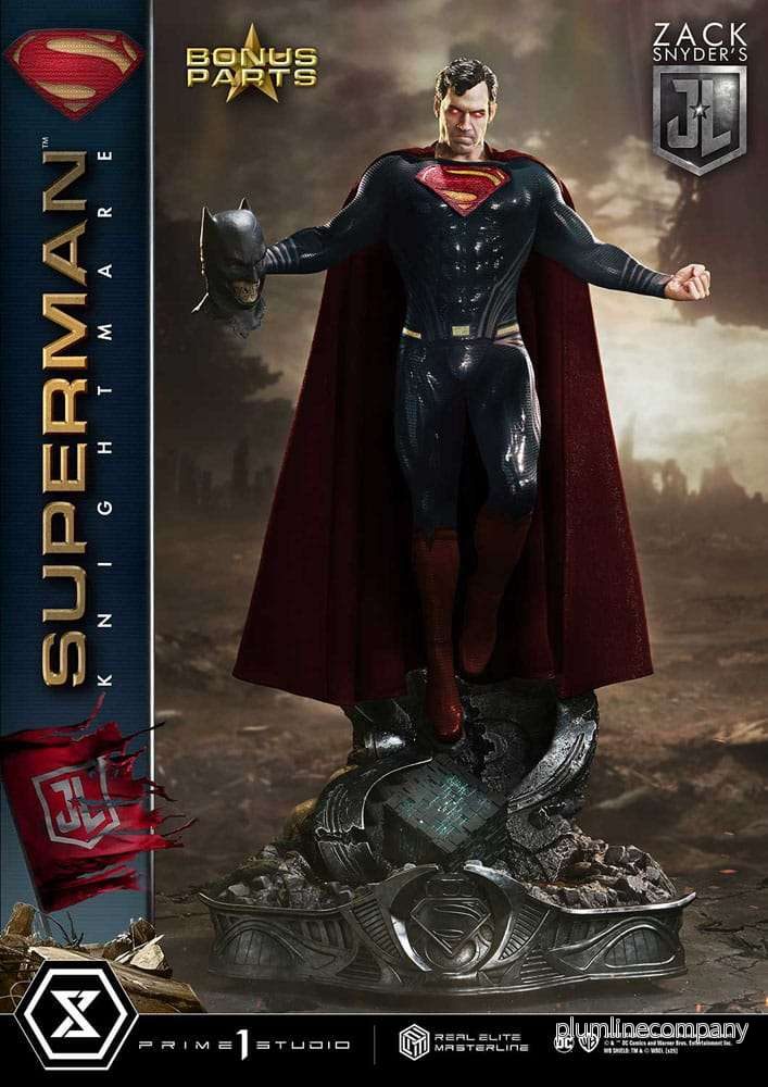 Zack Snyder's Justice League Real Elite Masterline Series staty 1/3 Superman Knightmare Color Edition Deluxe Bonus Ver. 95 cm - Bild 3