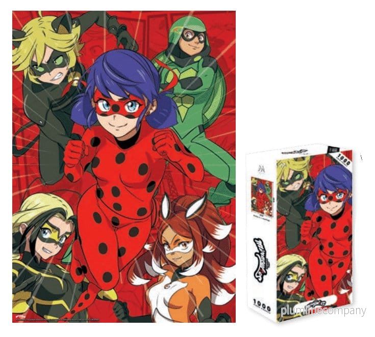 Miraculous (Manga-stil): Pussel med 1000 bitar Miraculous (Manga-stil): Pussel med 1000 bitar