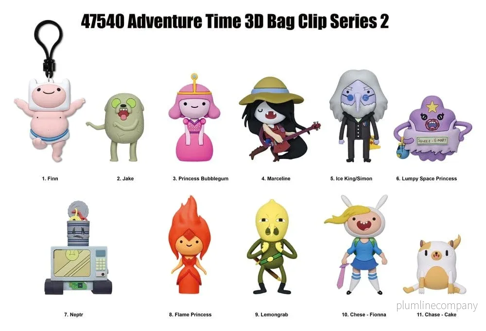 Adventure Time 3D PVC Bag Clips Series 2 blind bag-display (24) - Bild 2