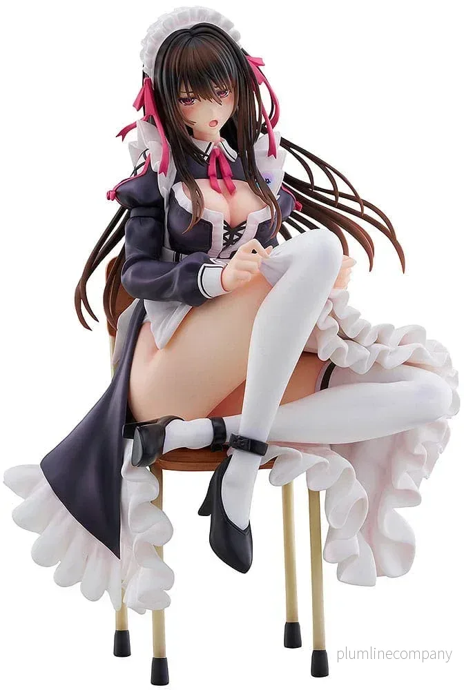 Hanikami Kanojo PVC Figur 1/6 Maid Maison Kasane Minazumi Illustration av Piromizu 21 cm Hanikami Kanojo PVC Figur 1/6 Maid Maison Kasane Minazumi Illustration av Piromizu 21 cm