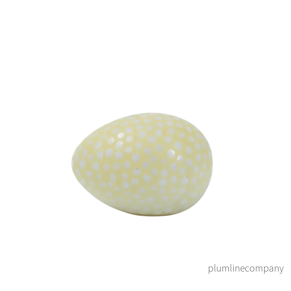 Ägg mini mini Prick Smörgul/vit Ägg mini mini Prick Smörgul/vit