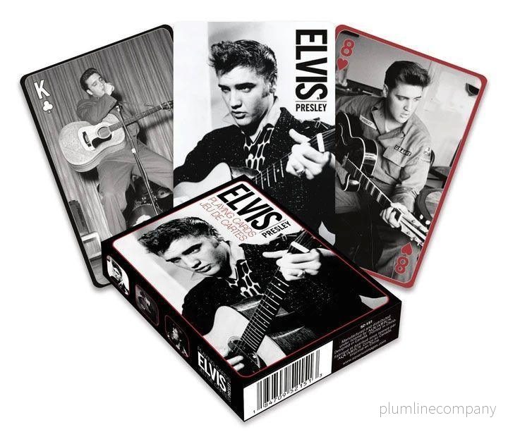 Elvis Presley Spelkort i Svart och Vitt - Bild 2