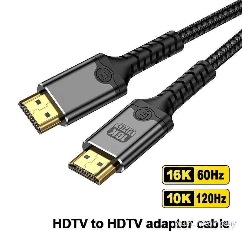 NÖRDIC 5m HDMI 2.2 kabel 96 Gbps, stöd för 16K 60Hz, 8K 240Hz, 4K 480Hz, HDCP 2.2 & 2.3, DTS:X, Dynamic HDR10+ och eARC