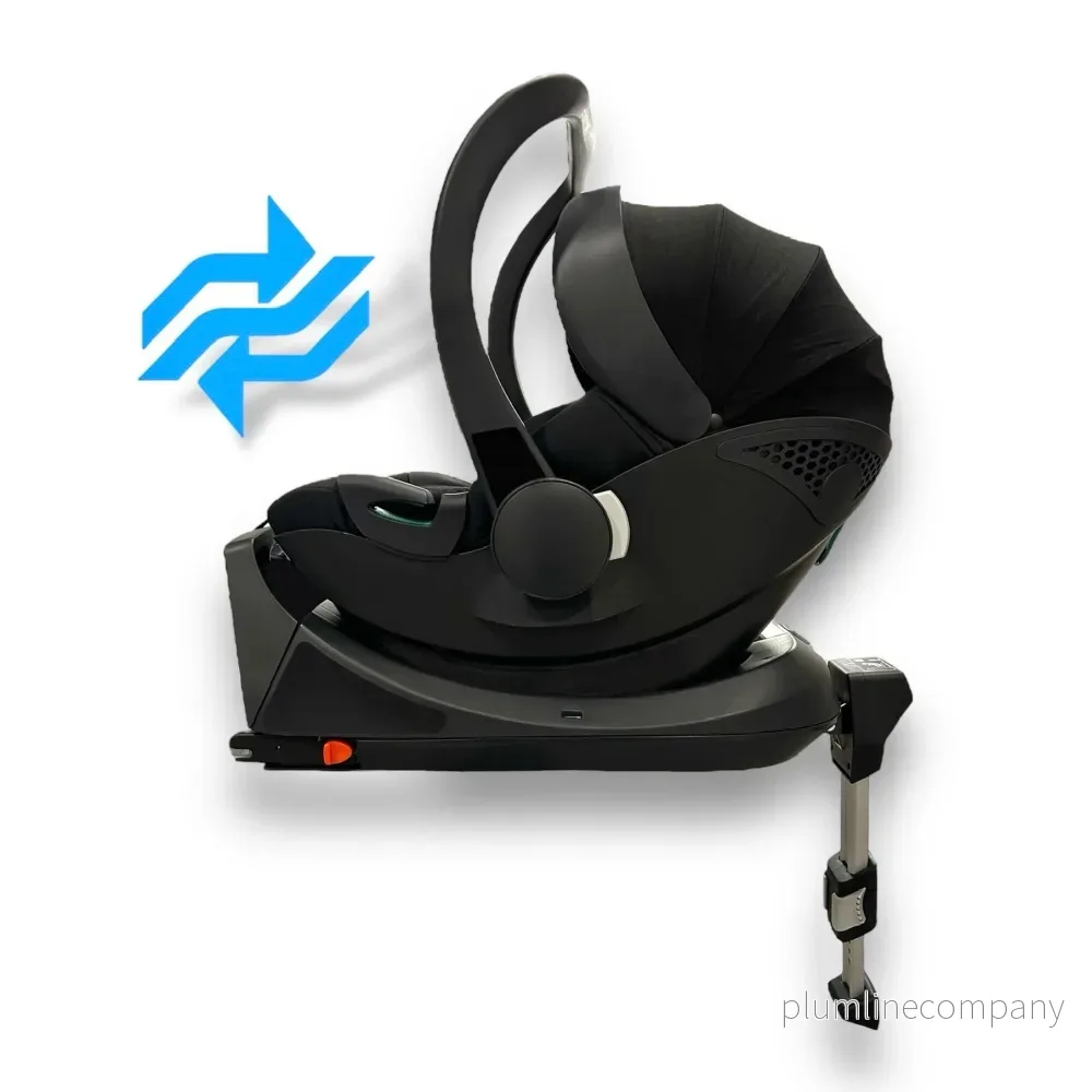 Babyskydd Air Compact inkl. ISOFIX-Bas & Stödben. I-size. Nyfödd till 80 cm
