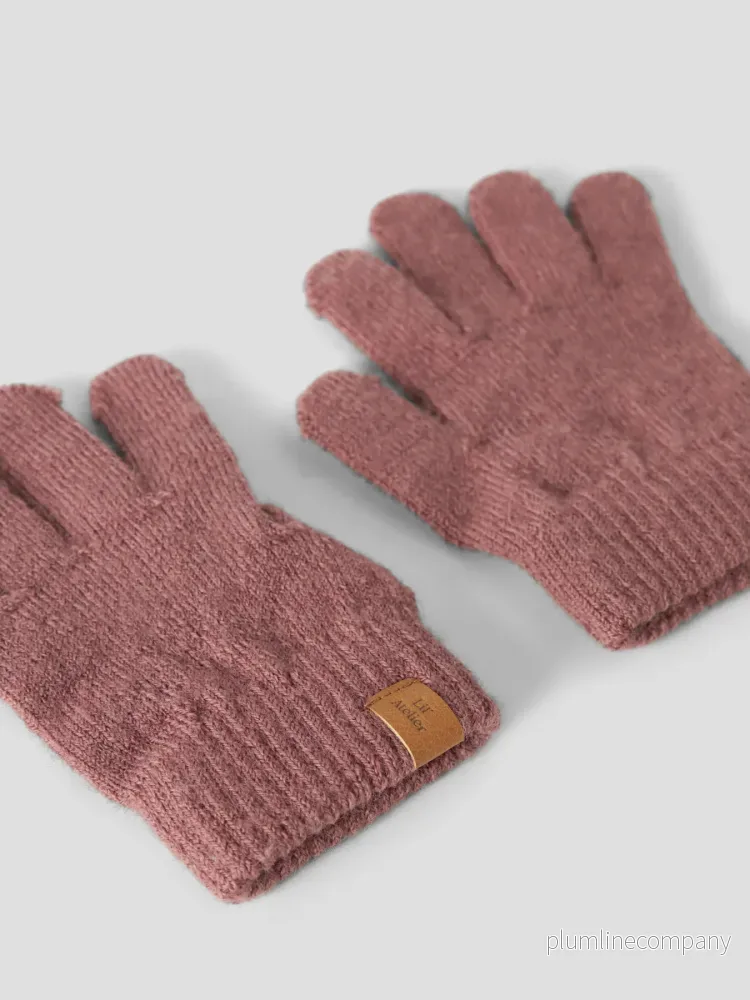 Ullvantar - Withered Rose - NMNNANSON KNIT GLOVES1 LIL - Bild 2