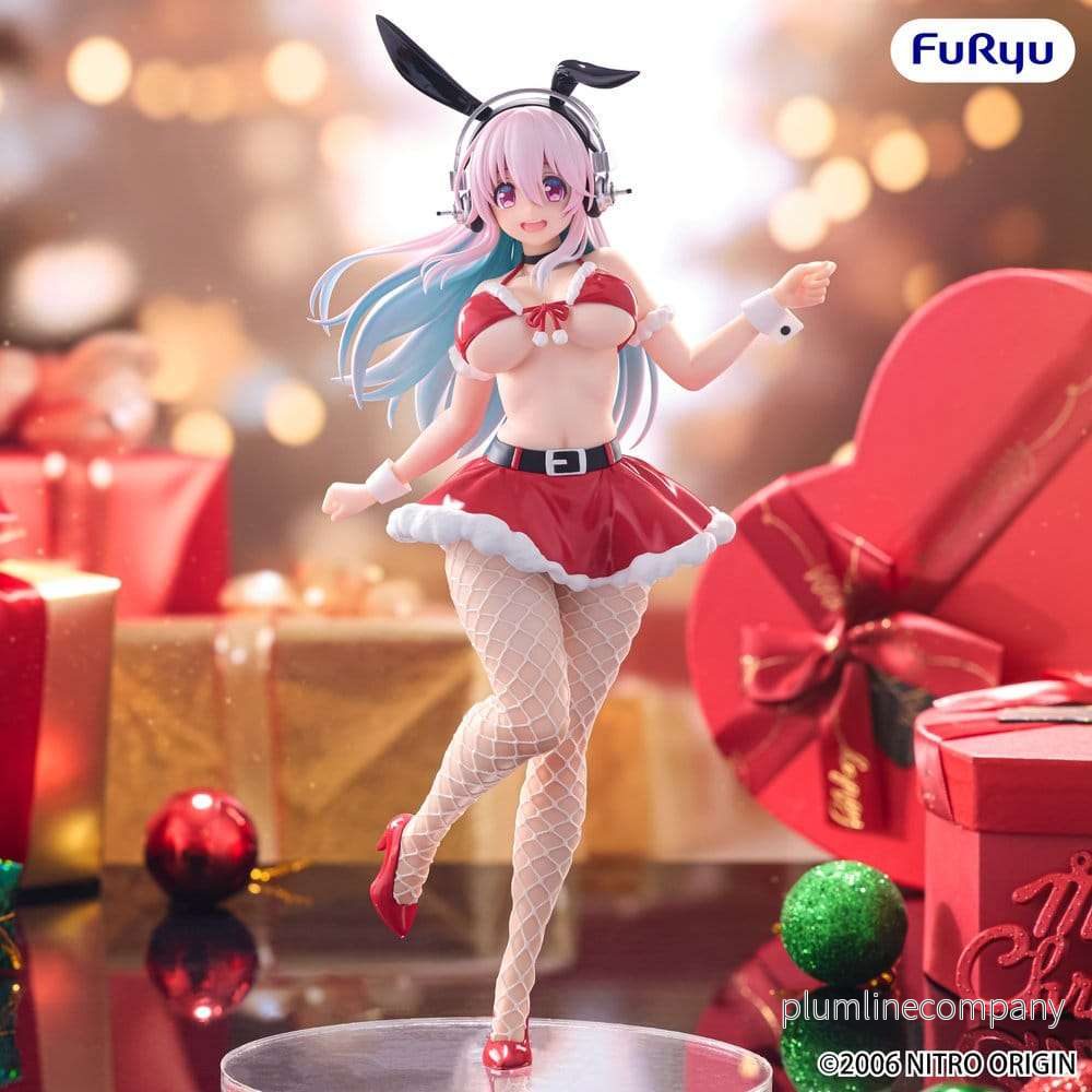 Super Sonico BiCute Bunnies PVC-figur Santa Ver. 30 cm Super Sonico BiCute Bunnies PVC-figur Santa Ver. 30 cm