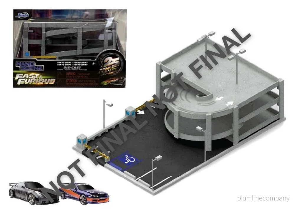 Fast & Furious Nano Scen Diorama Tokyo Drift Garage Fast & Furious Nano Scen Diorama Tokyo Drift Garage