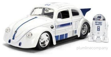 Star Wars Diecast Modell 1:24 R2-D2 1959 VW Drag Beetle - Bild 2