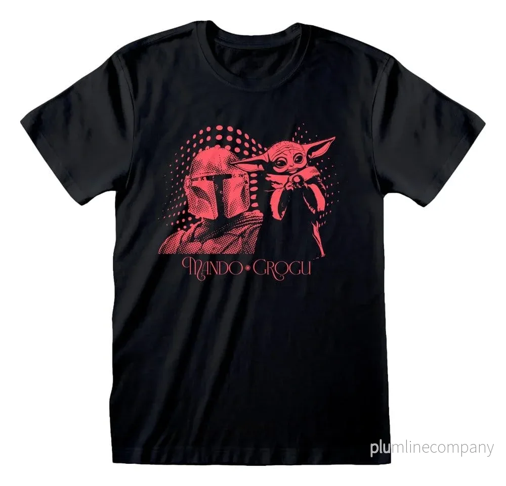 Star Wars The Mandalorian T-shirt Överlämning Storlek S