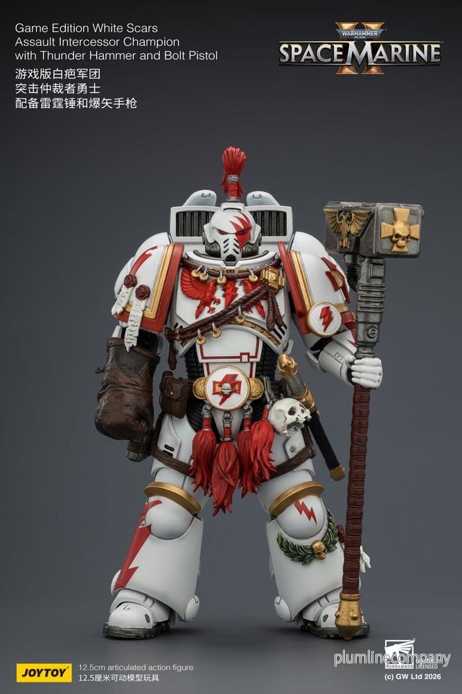 Warhammer Actionfigur Spelledition White Scars Assault Intercessor Champion 13 cm - Bild 2