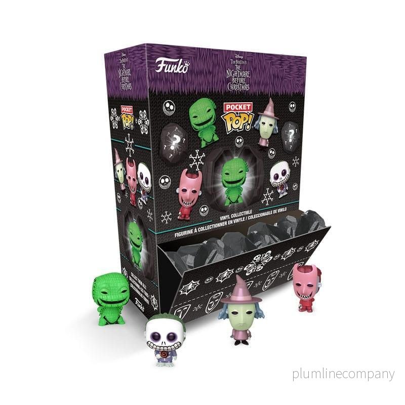 Nightmare Before Christmas Pocket POP! Figur Coal 4 cm Display (12)