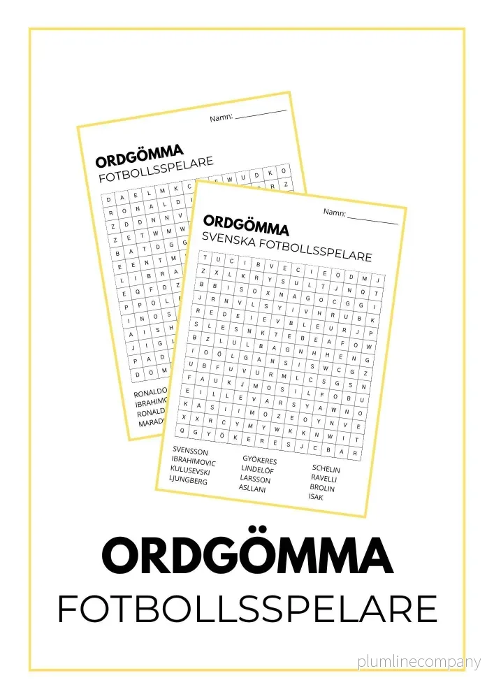 Ordgömma – Fotbollsspelare