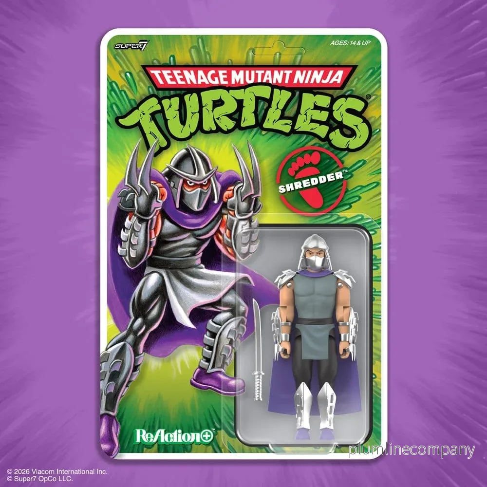 Teenage Mutant Ninja Turtles ReAction+ Actionfigur Våglängd 01 Shredder