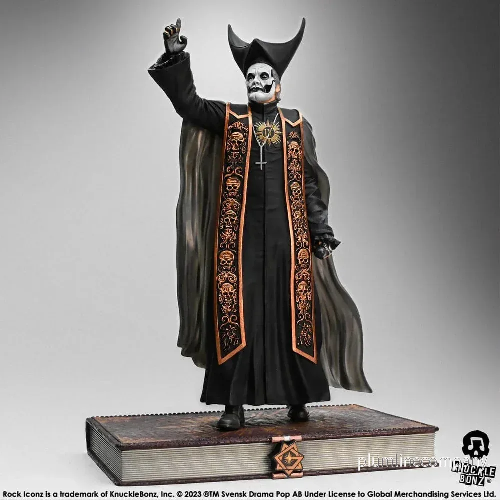 Ghost Rock Iconz Staty 1/9 Papa Emeritus IV (Svarta Kappor) 22 cm Ghost Rock Iconz Staty 1/9 Papa Emeritus IV (Svarta Kappor) 22 cm