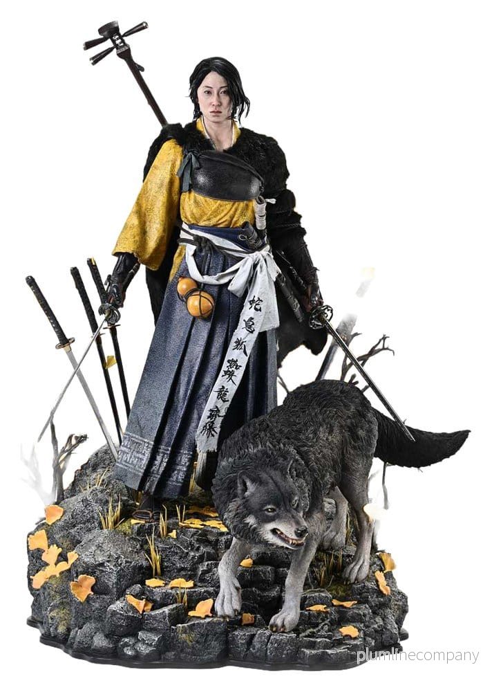 Ghost of Yotei Real Elite Masterline Staty 1/4 Atsu 59 cm Ghost of Yotei Real Elite Masterline Staty 1/4 Atsu 59 cm