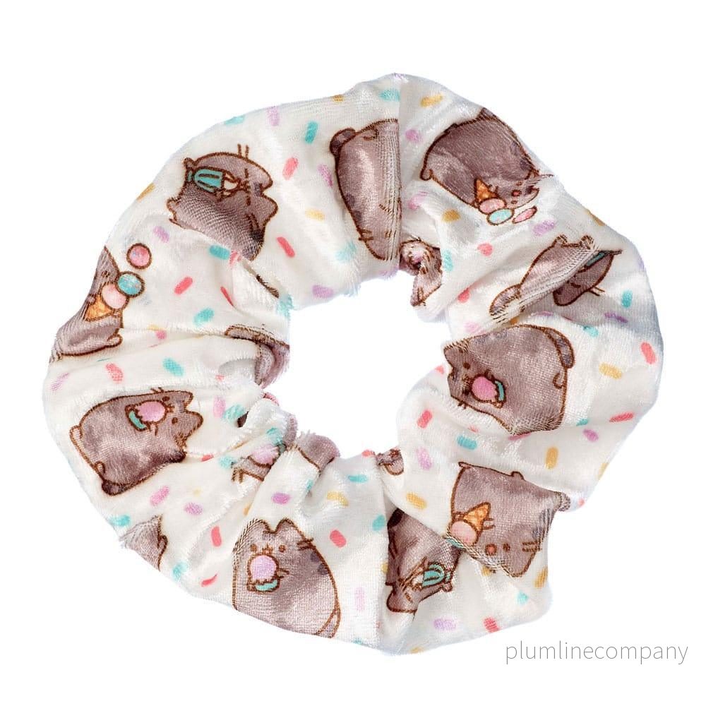 Pusheen Hårscrunchie Vit Glass Pusheen Hårscrunchie Vit Glass