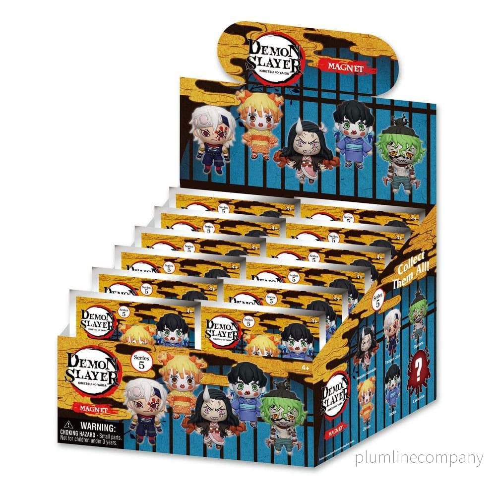 Demon Slayer Magnets Blind Pack Series 5 Display (12) Demon Slayer Magnets Blind Pack Series 5 Display (12)