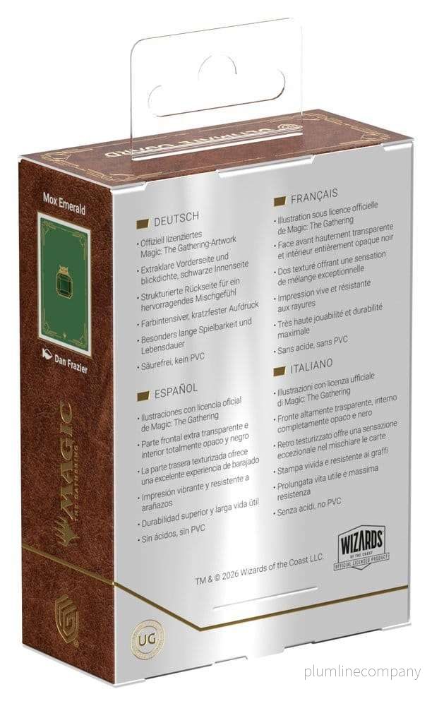Ultimate Guard Art Sleeves Magic: The Gathering "Mox Collection" - Emerald - Bild 3