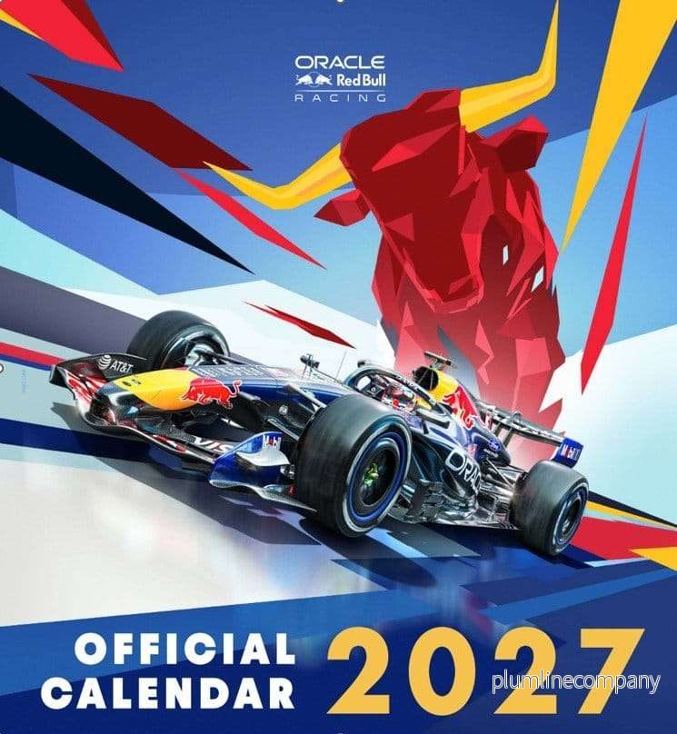 Oracle Red Bull Racing officiell kalender 2027 30 x 30 cm Oracle Red Bull Racing officiell kalender 2027 30 x 30 cm