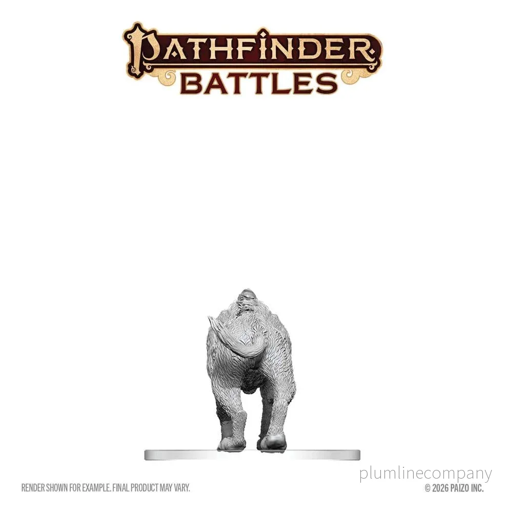 Pathfinder Battles Deep Cuts Ombesiktigad Minifigur Hyaenodon 13 cm - Bild 2