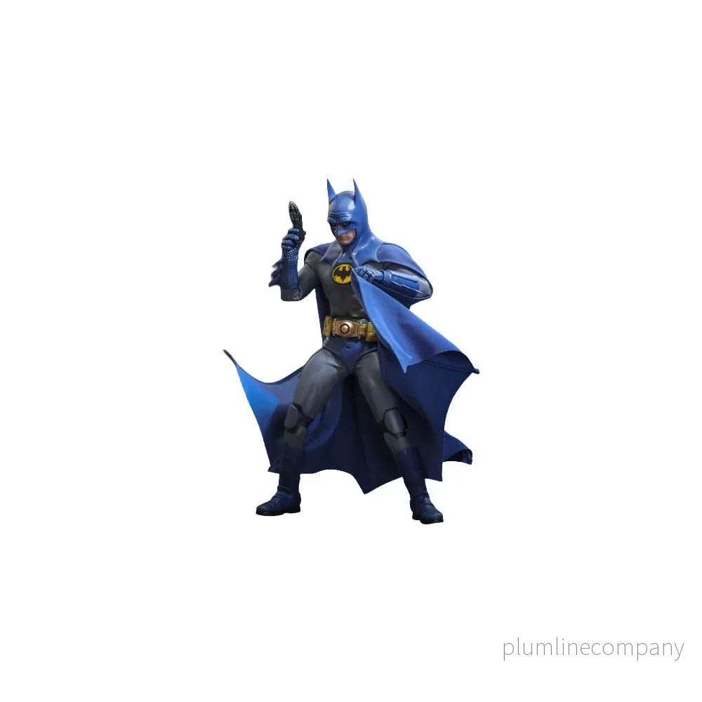 The Flash Film Mästerverk Actionfigur 1/6 Batman (Blå & Grå Dräkt) Limited Edition Hot Toys Exklusiv 30 cm The Flash Film Mästerverk Actionfigur 1/6 Batman (Blå & Grå Dräkt) Limited Edition Hot Toys Exklusiv 30 cm