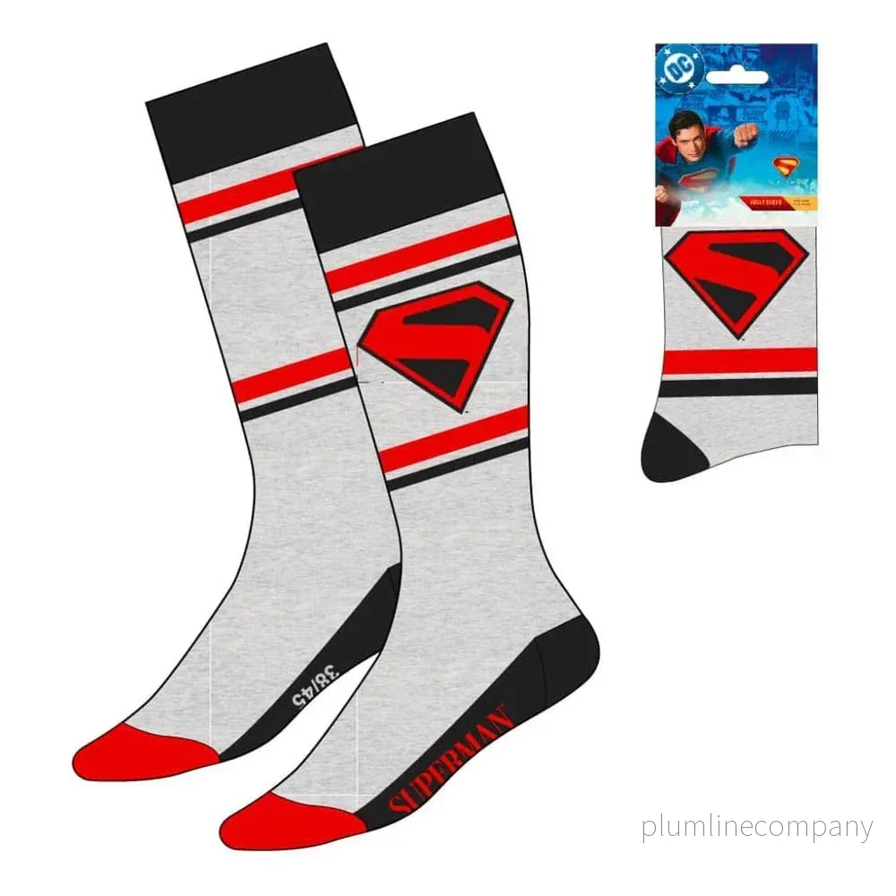 DC Comics Strumpor med Superman-logotyp i Grå (EU 38-45) - Bild 2