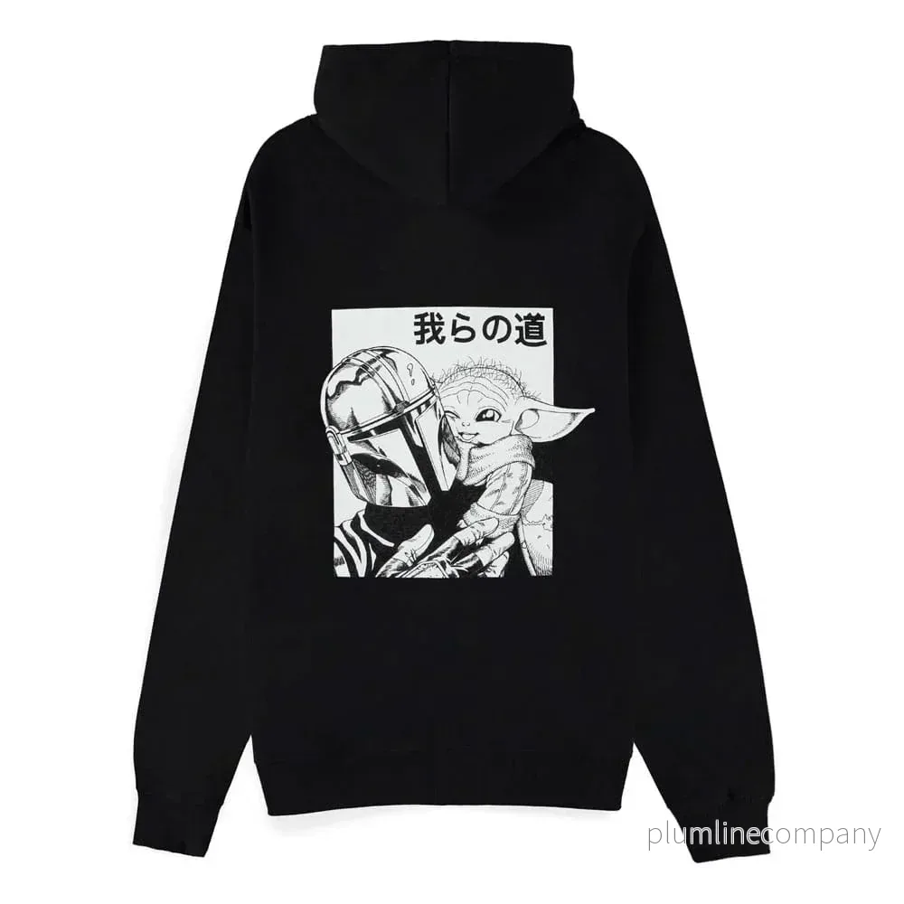 Star Wars The Mandalorian Zipper Hoodie Grogu – Kvalitets Hoodie