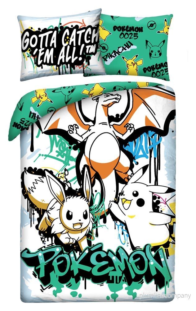Pokémon Duvet Set Ver. 18 140 x 200 cm / 70 x 90 cm Pokémon Duvet Set Ver. 18 140 x 200 cm / 70 x 90 cm